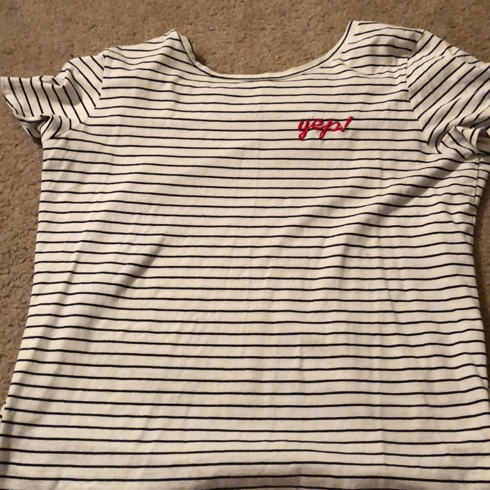 a striped tee!
